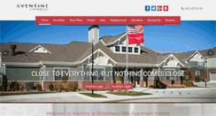 Desktop Screenshot of liveaventineapts.com